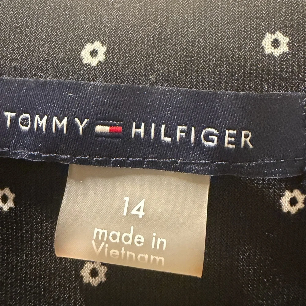 Tommy Hilfiger Women’s Pasisley 3/4 sleeve shift Dress- Size 14